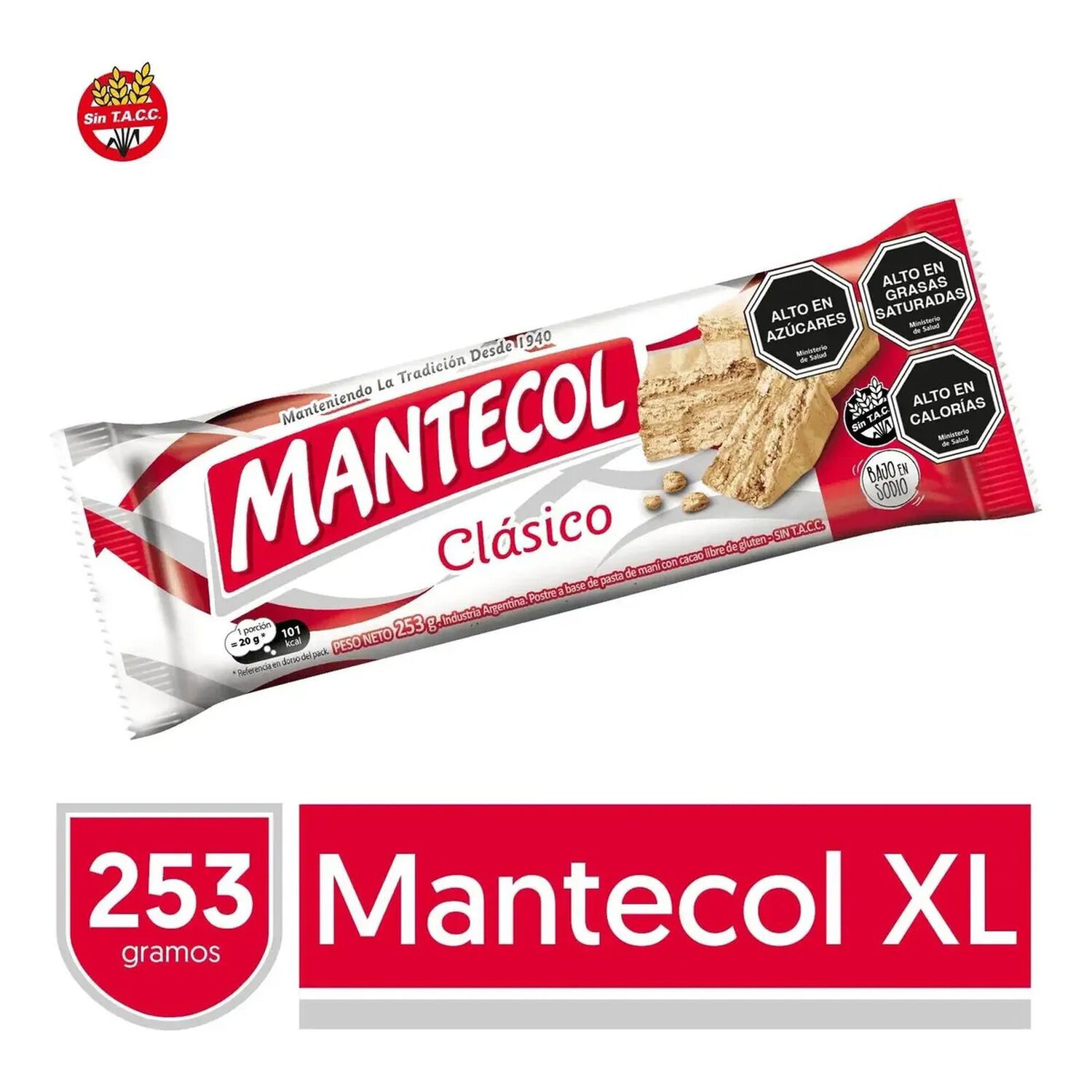 Dulce De Mani Mantecol Clasico 253gr X3 image number 1.0