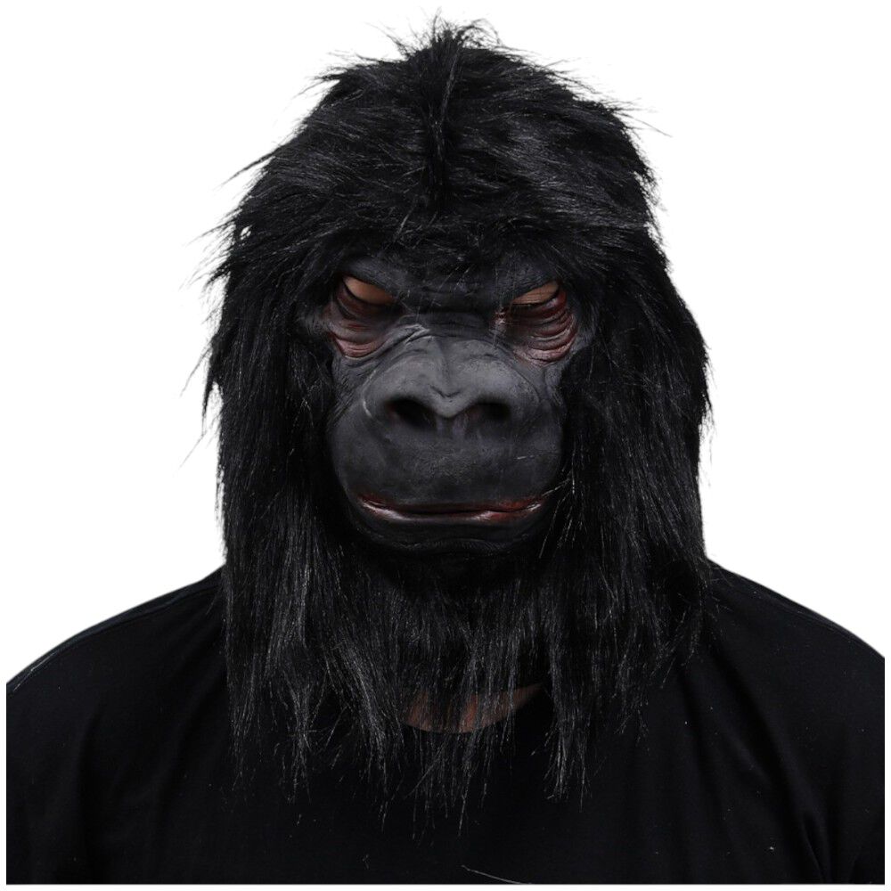 Máscara Látex Gorila Realista Disfraz Adulto Halloween image number 0.0