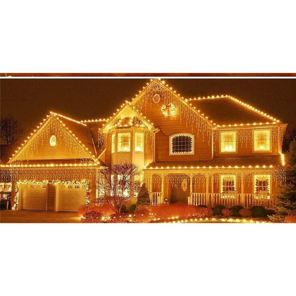 Luces Guirnalda Solar 10 Metros 100 Led C&aacute;lida Navidad image number 1.0