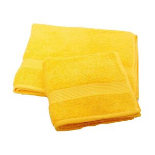 Set 2 Toallas Florentino 100% Algodon Amarillo