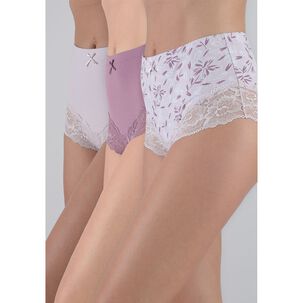 Pack 3x Pantaleta Algod&oacute;n P3145053-lil2 Kayser
