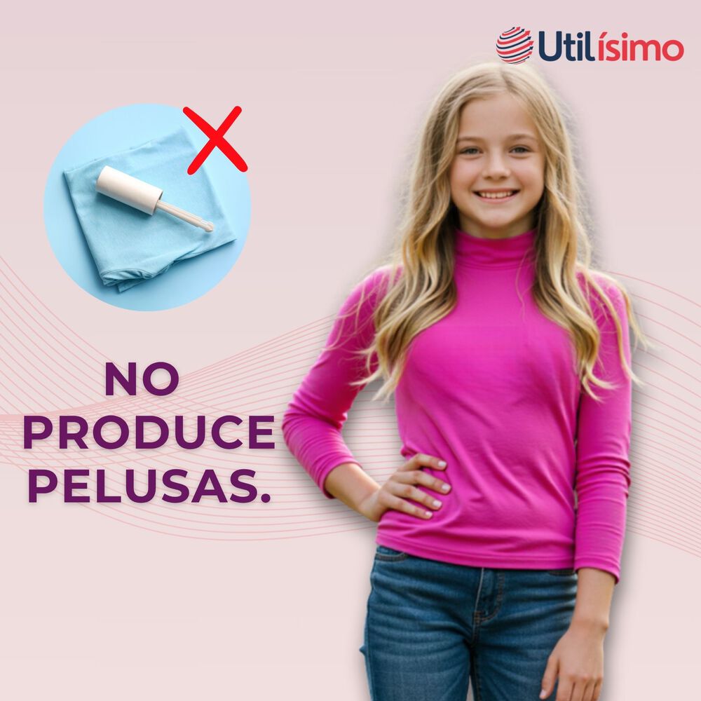 Pack 6 Camiseta Beatle Polar Juvenil Ni&ntilde;a Primera Capa Colores Surtidos image number 8.0