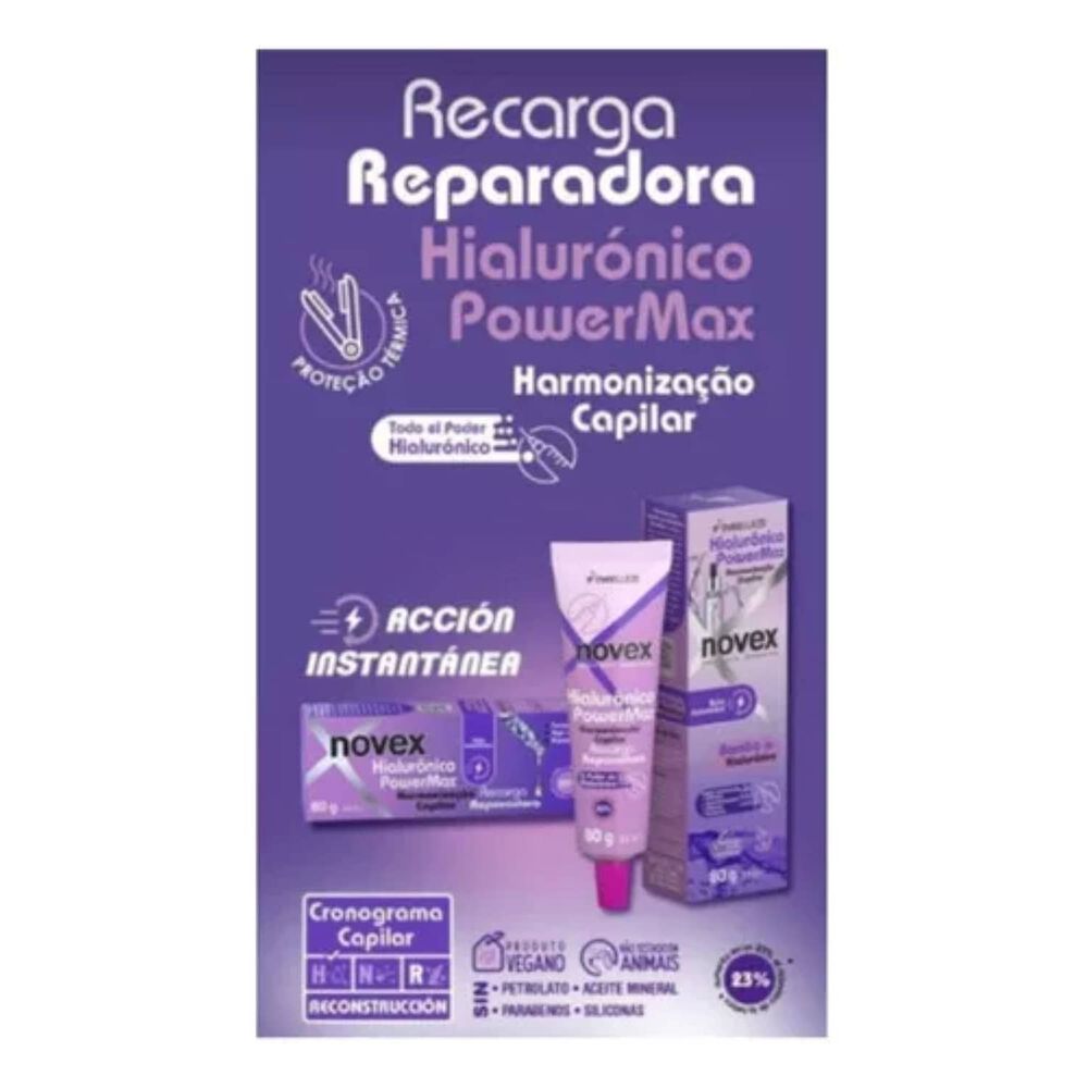 Novex Recarga Hialur&oacute;nico Powermax 80g image number 2.0