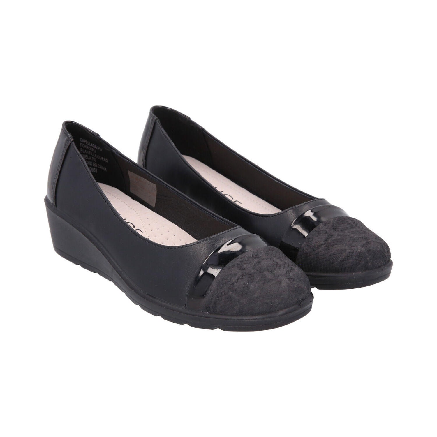 Zapato Mujer Negro Lipa Police image number 3.0