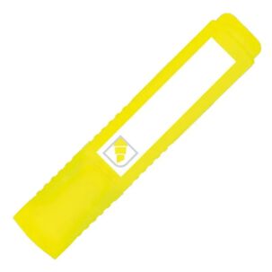 Pack X 4 Destacador Punta Biselada Amarillo Blíster Torre