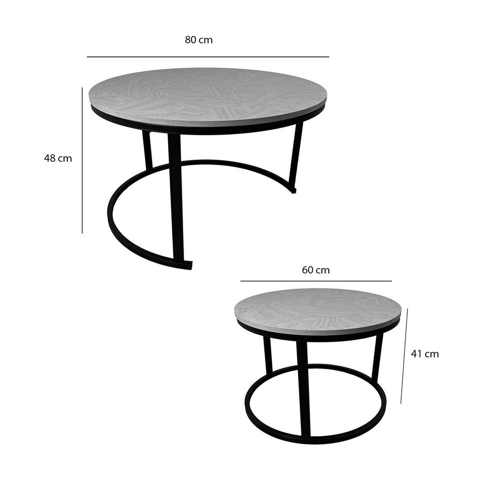 Set De Mesas De Centro Anidadas Atlanta image number 1.0