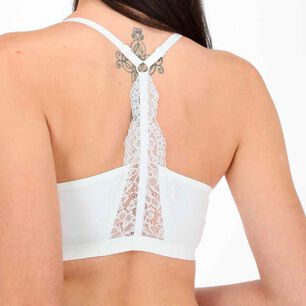 Sosten Seamless Espalda Encaje Flores Mujer 13275-1