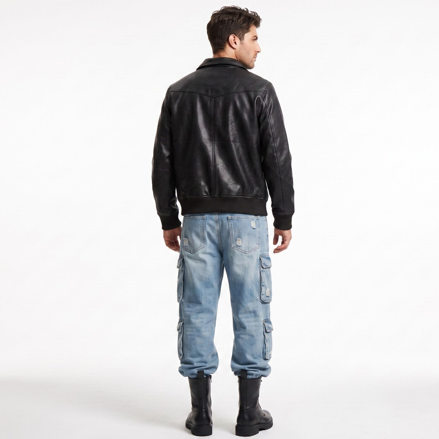 Chaqueta Ecocuero Soft Hombre Mathew image number 3.0