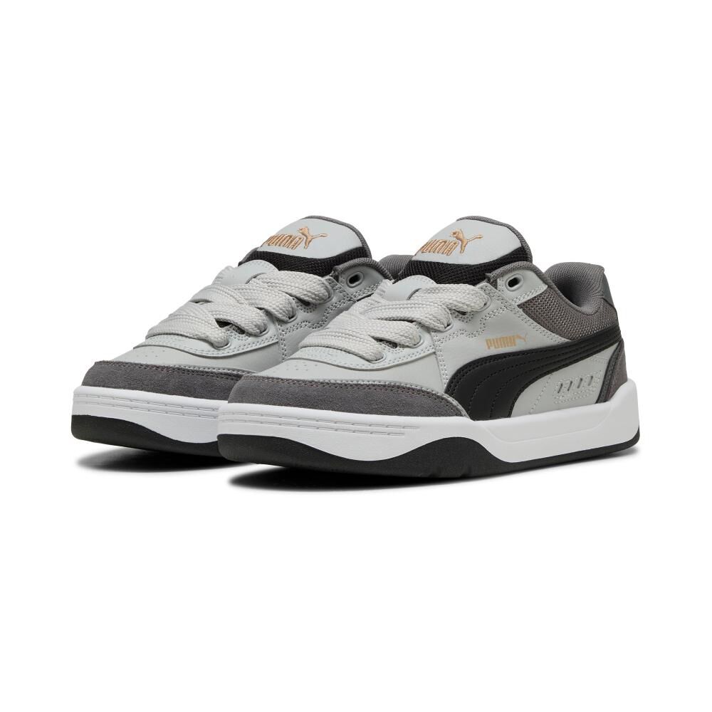 Zapatilla Urbana Unisex Puma Park Lifestyle Sk8 Jr Gris image number 0.0