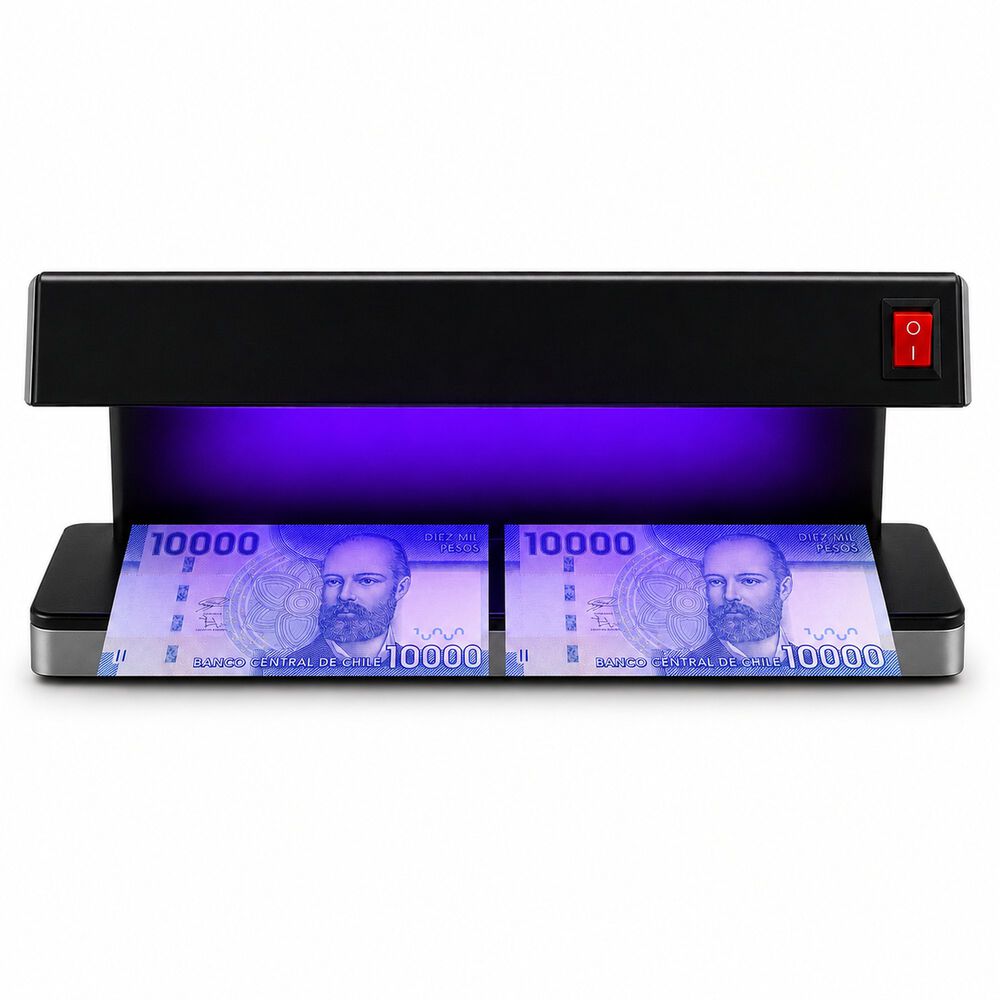 Detector De Billetes Falsos Con Doble Luz Ultra Violeta 6w image number 6.0