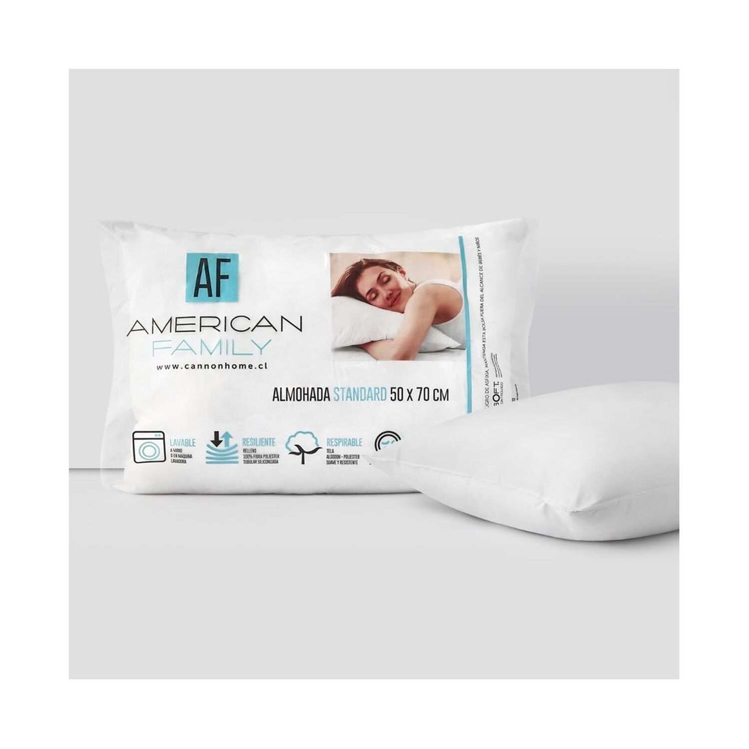 Af - 1 Almohada 2.0p 50x70cm Comprimida image number 0.0