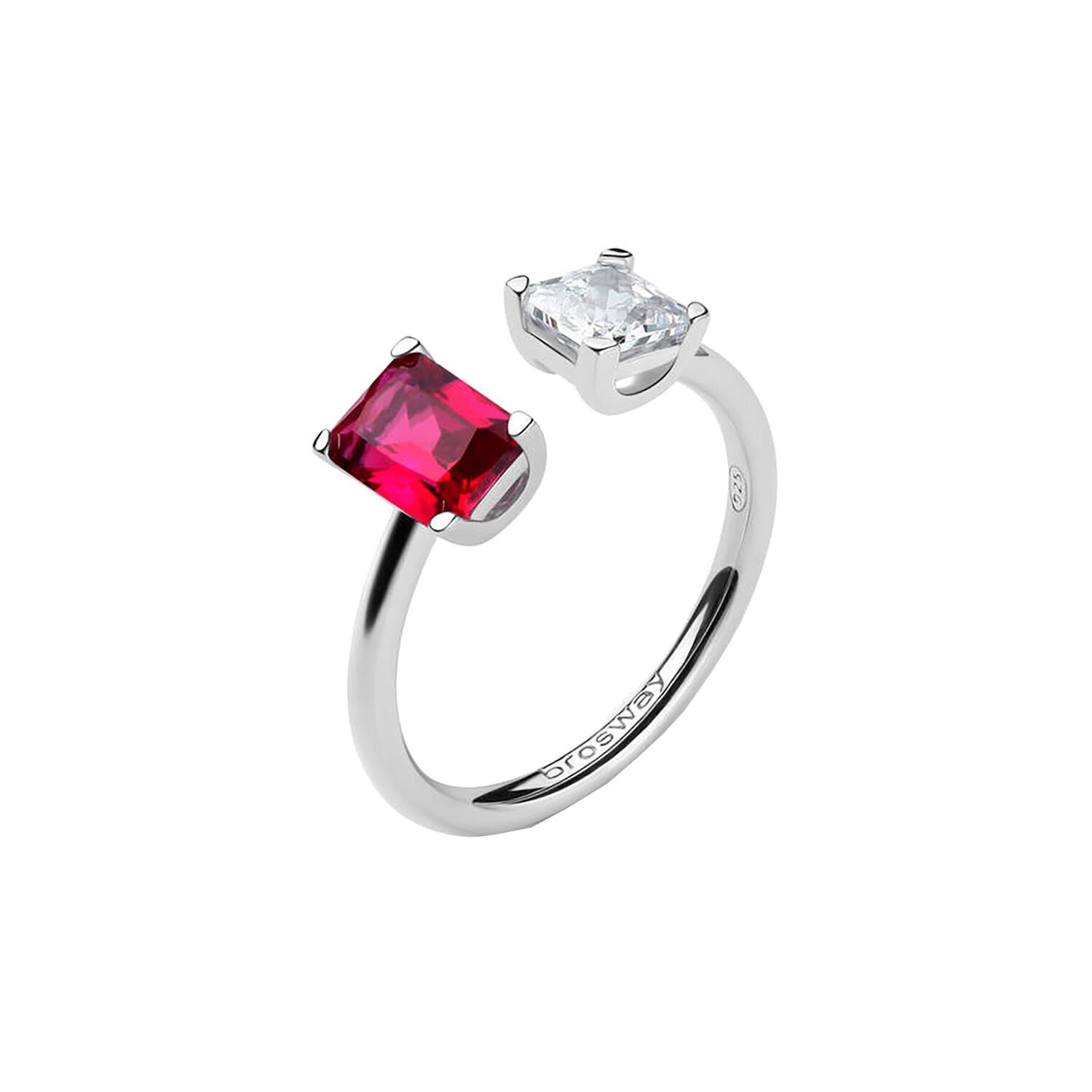 Anillo Brosway Fpr10b Fucsia Mujer image number 0.0