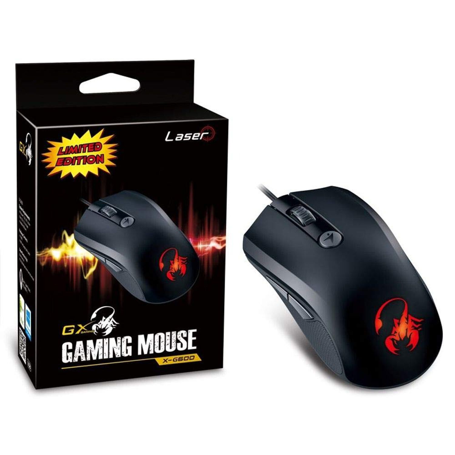 Mouse Gamer Sensor Laser Genius X-g600 Pro Gx Gaming image number 0.0