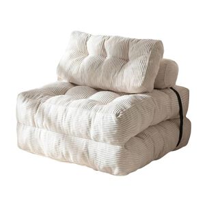 Silla Sof&aacute; Cama 155x81cm Puff Plegable Acolchada Hogar