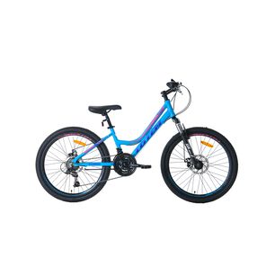 Bicicleta Totem Mtb Aro 24 Modelo Sitara Celeste