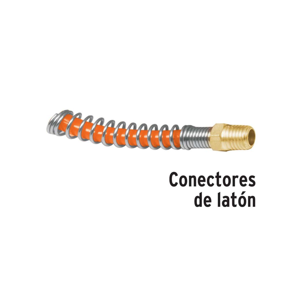 Manguera Tipo Resorte Para Compresor 1/4" X 15.2mts - Truper image number 1.0