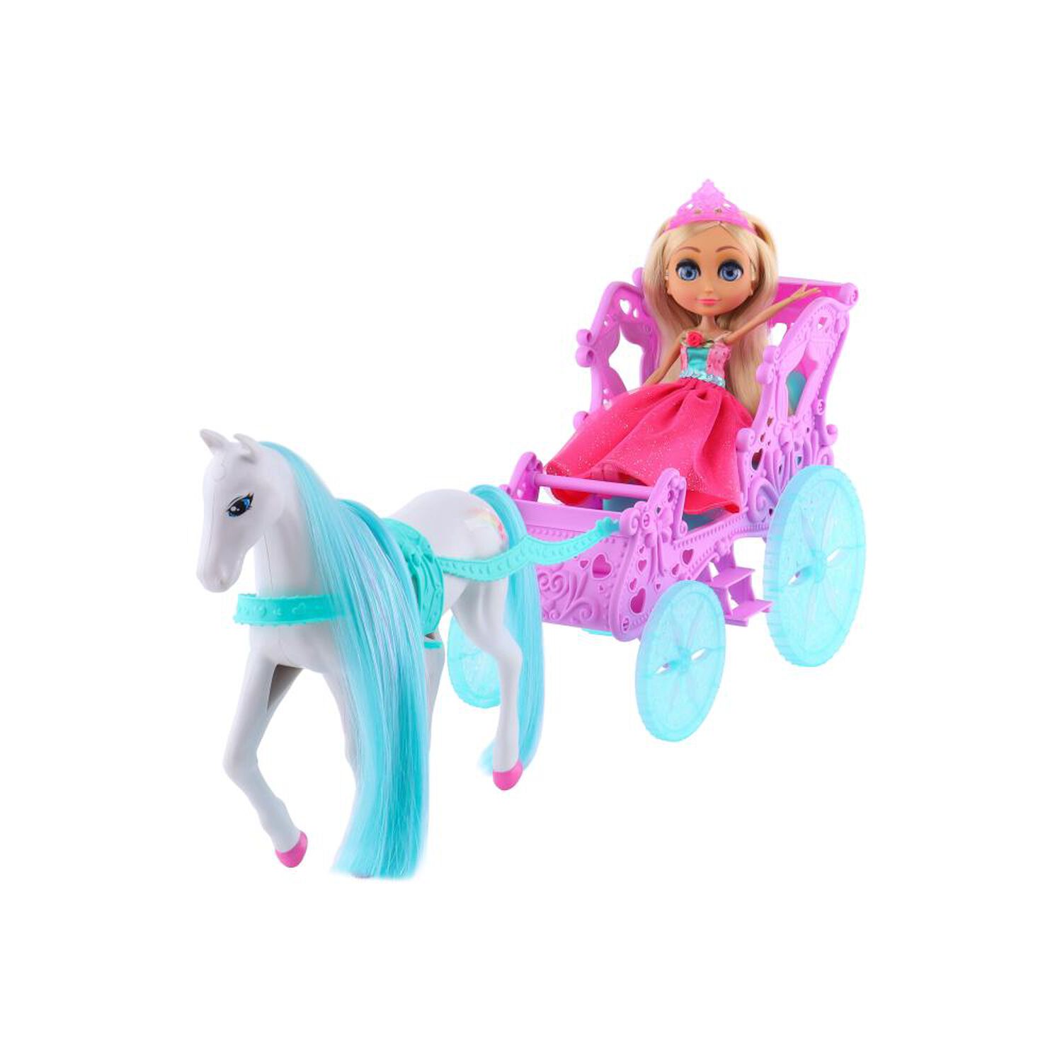 Mu&ntilde;eca Con Carruaje Little Bebops / 25cm image number 1.0