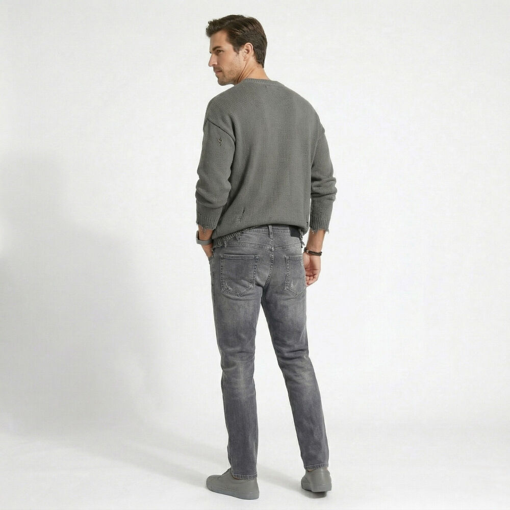 Pantalon Jeans Termico Regular Hombre image number 2.0