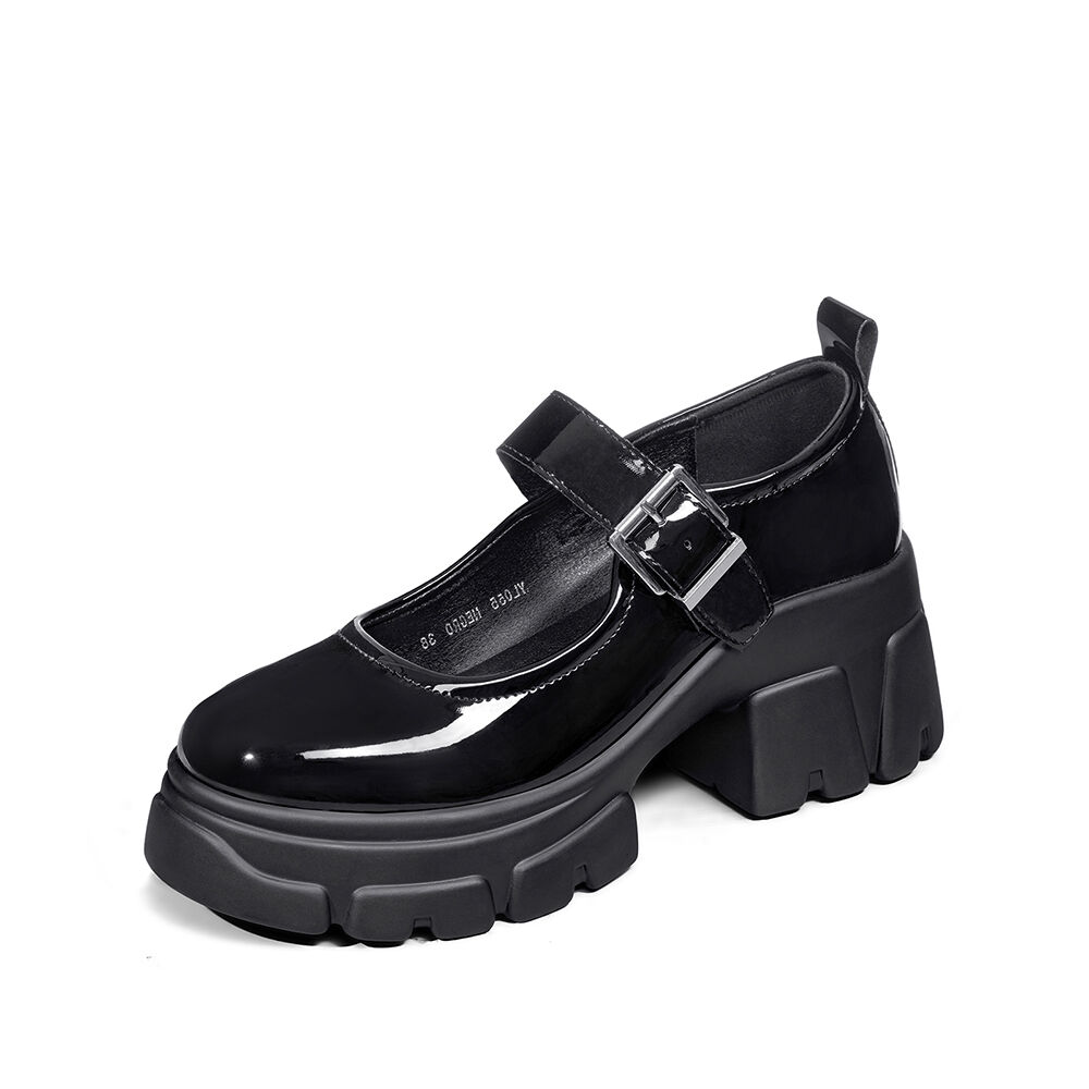 Zapato Mary Jane Tipo Escolar Plataforma Mujer Weide Yl055 image number 2.0
