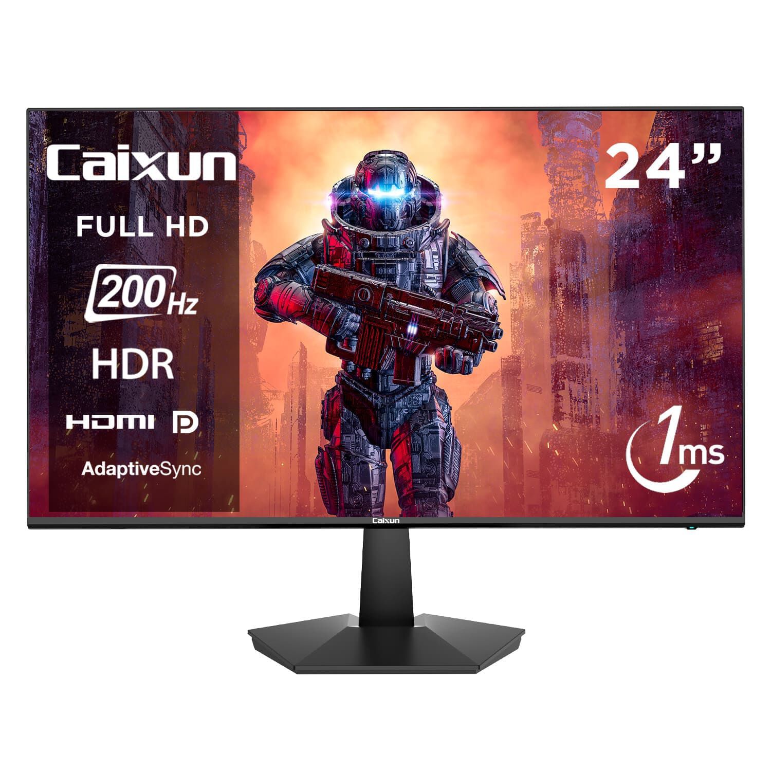 Monitor Gamer Plano Caixun 24 Fhd Va 200hz Hdmi Dp 1ms C24x1f image number 0.0