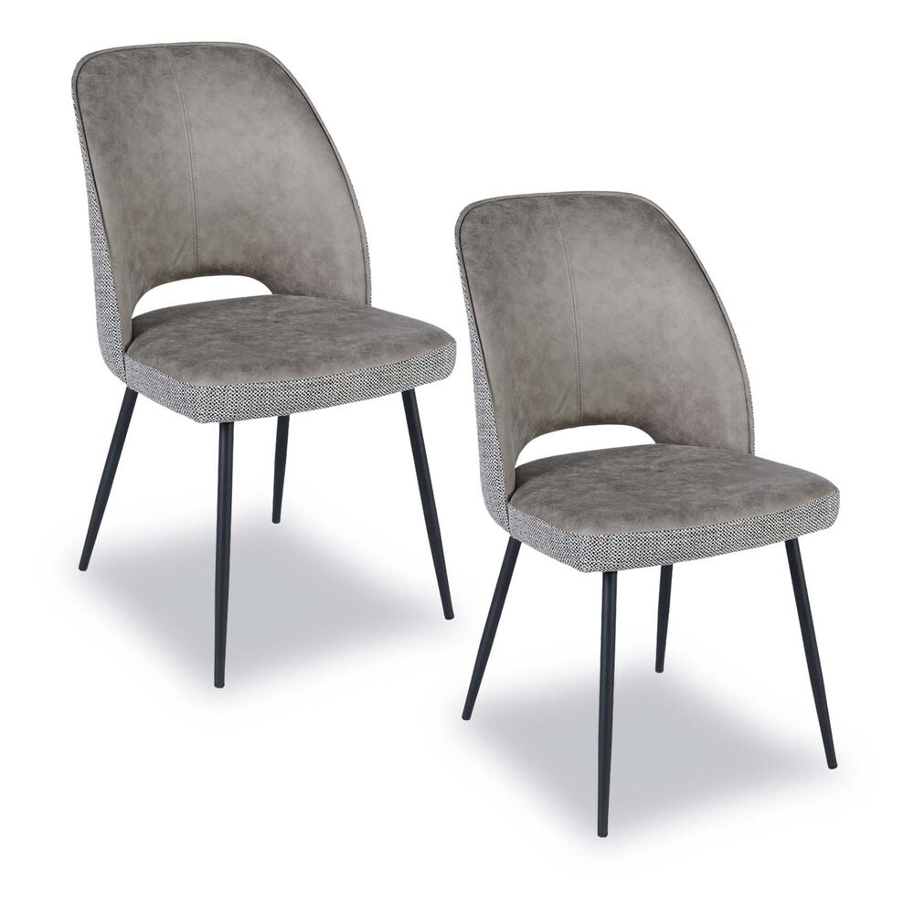 Pack 2 Sillas De Comedor Oval Pu Taupe Claro image number 0.0