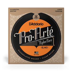 Set Cuerdas Guitarra Cl&aacute;sica Pro-art&eacute; Ej43 Daddario