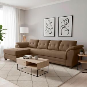 Sofá Seccional Izquierdo Living Factory Boston / 5 Cuerpos