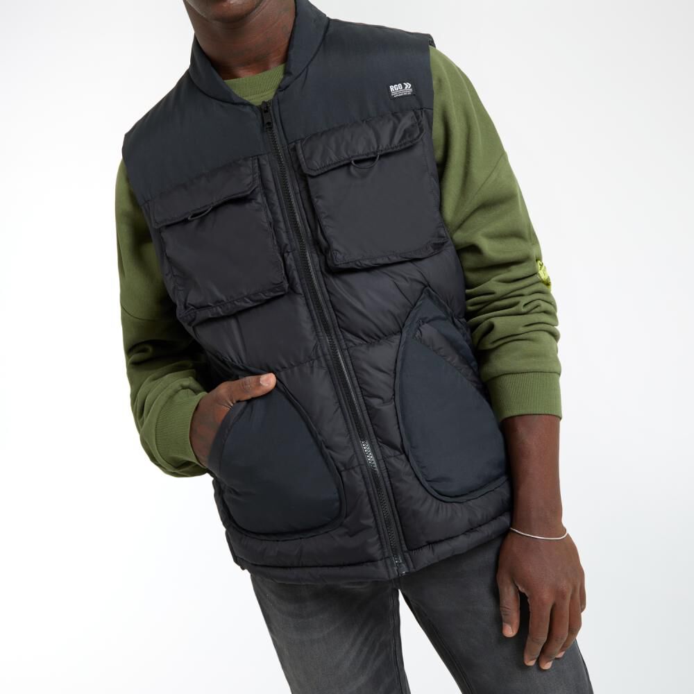 Chaqueta Sin Mangas Cuello Redondo Hombre Rolly Go image number 4.0