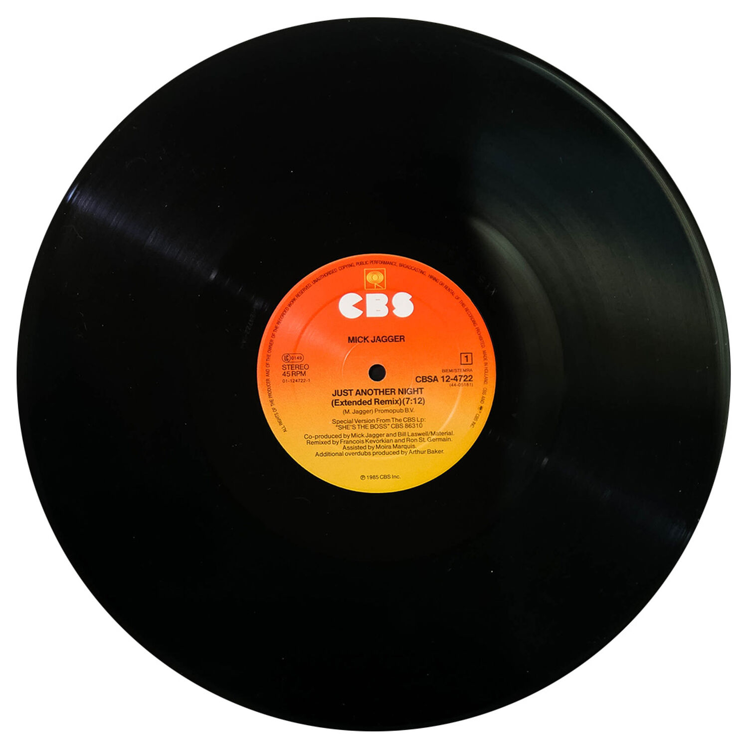 Mick Jagger - Just Another Night (extended) | 12" Maxi Single Usado image number 2.0