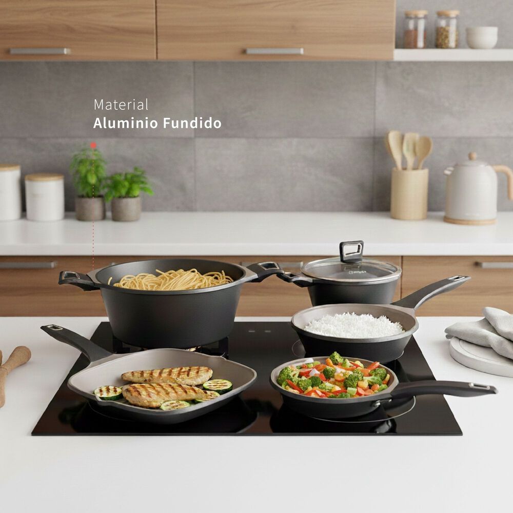 Bater&iacute;a De Cocina Antiadherente Classic 8 Piezas Simplit image number 2.0