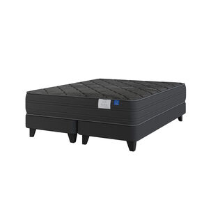 Cama Europea Flex Black / King / Base Dividida