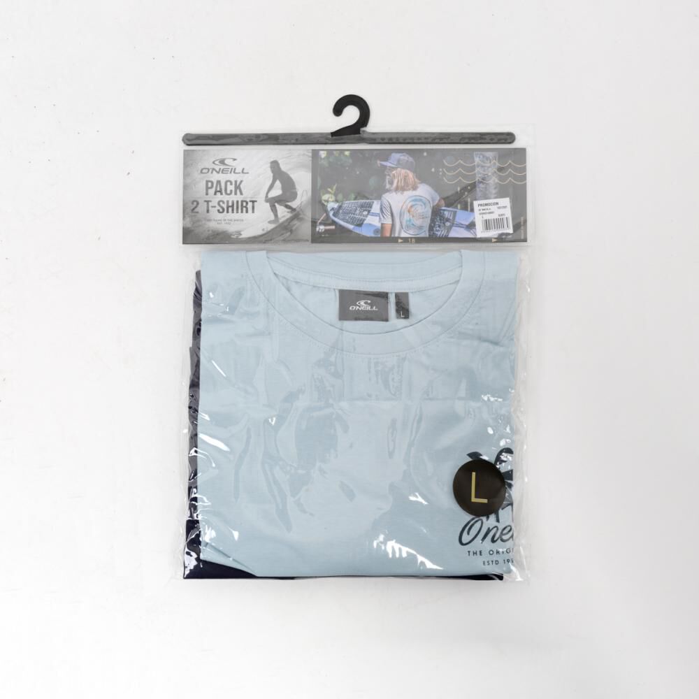 Pack Polera Manga Corta Cuello Redondo Hombre O'neill image number 4.0