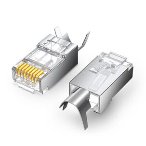 Conector Rj-45 Blindado 10un Cat6a Ugreen