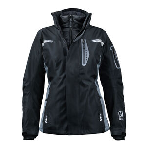 Parka Mujer Desmontable 3 En 1 Negra Absolute Zero Z-8100