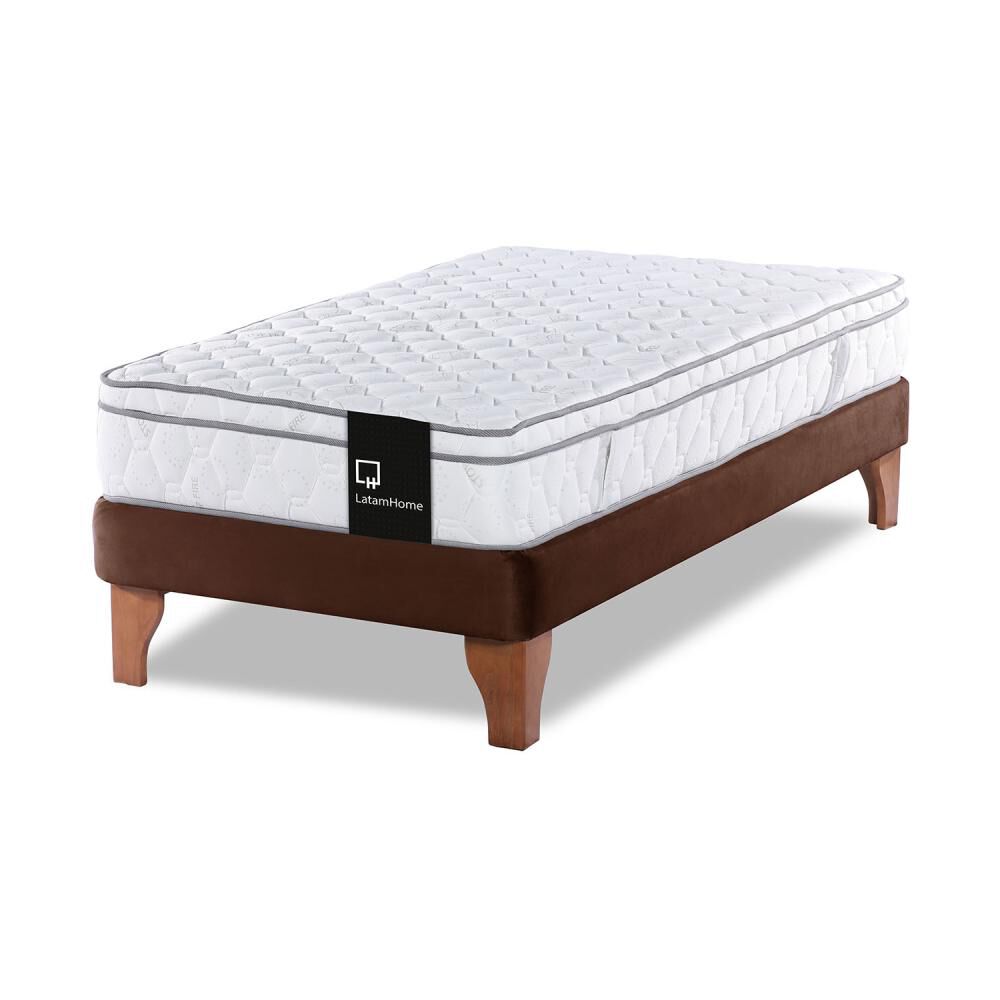 Cama Europea Latam Home Zen Top / 1.5 Plazas / Base Normal image number 1.0