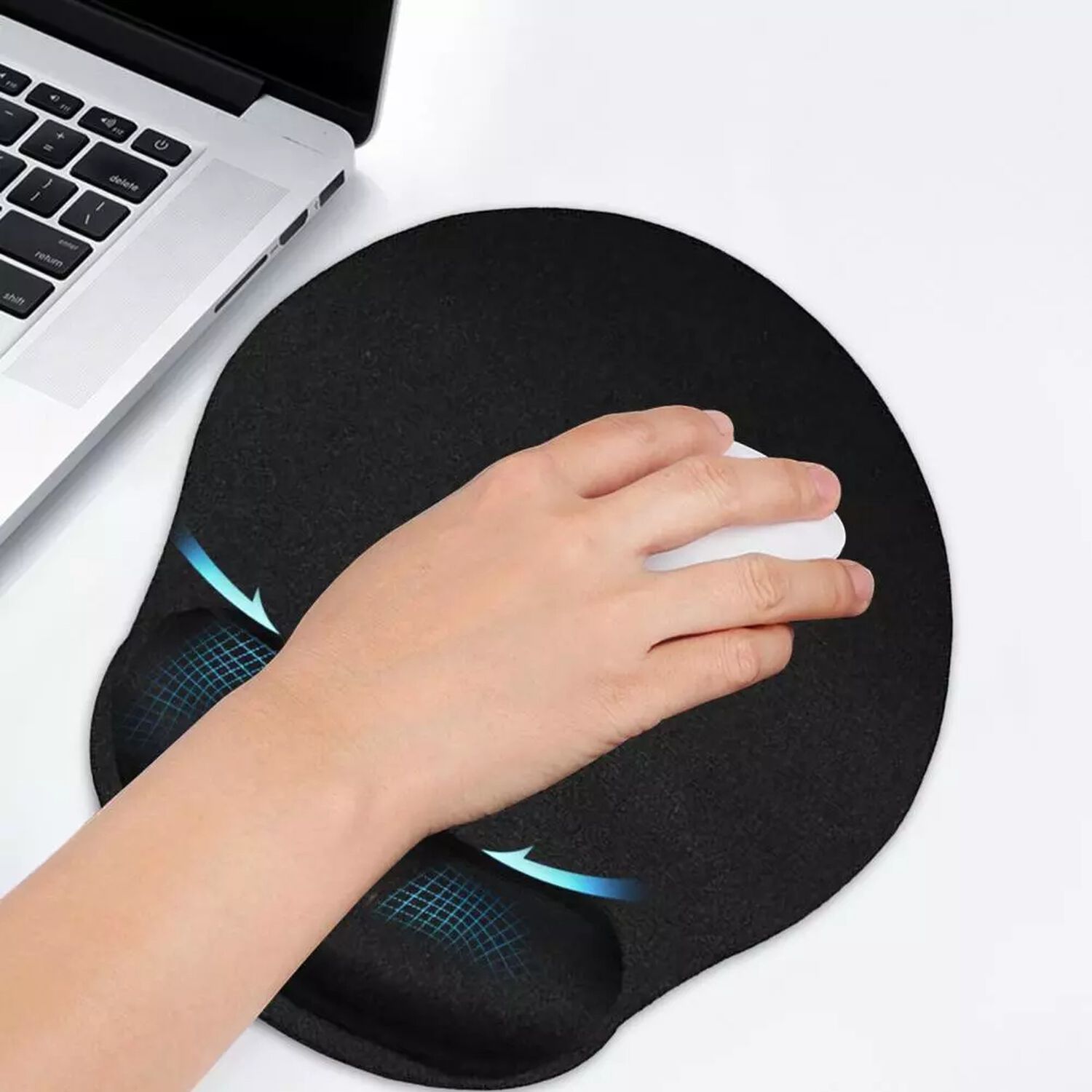 Mouse Pad Ergon&oacute;mico Con Apoya Mu&ntilde;ecas Gel Ultra 00100 image number 1.0