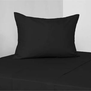Juego De S&aacute;banas 1.5-188 Hilos Negro