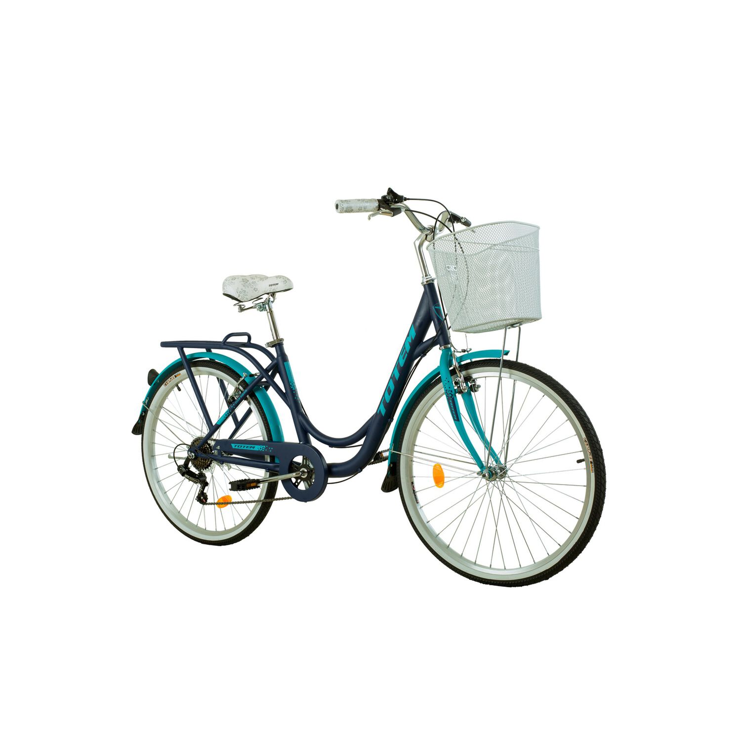 Bicicleta Totem City Dama Aro 26 Azul Con Celeste image number 0.0