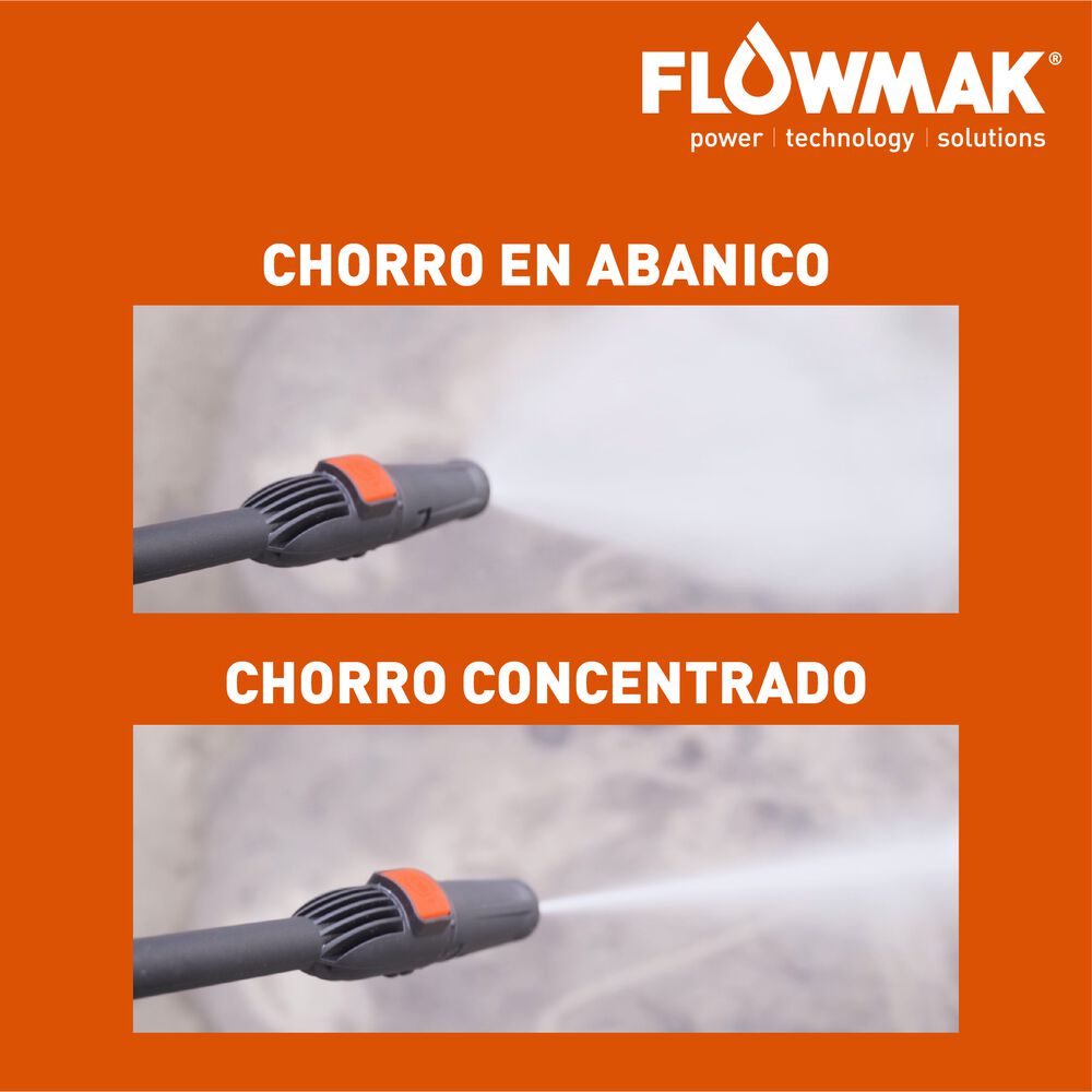 Hidrolavadora 150bar 2000w Flowmak image number 4.0