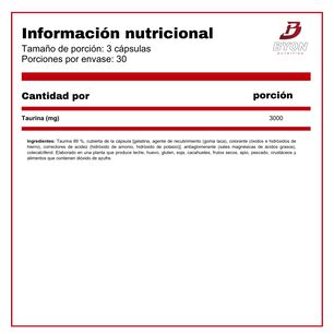 Taurina 1000 Mg
