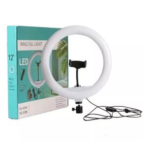 Aro De Luz Led 30 Cm Anillo De Luz Con Tripode Ajustable