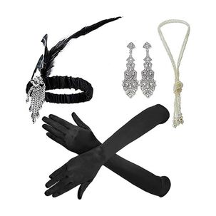 Set De Disfraz De Fiesta Retro Los A&ntilde;os 20 De Gran Gatsby