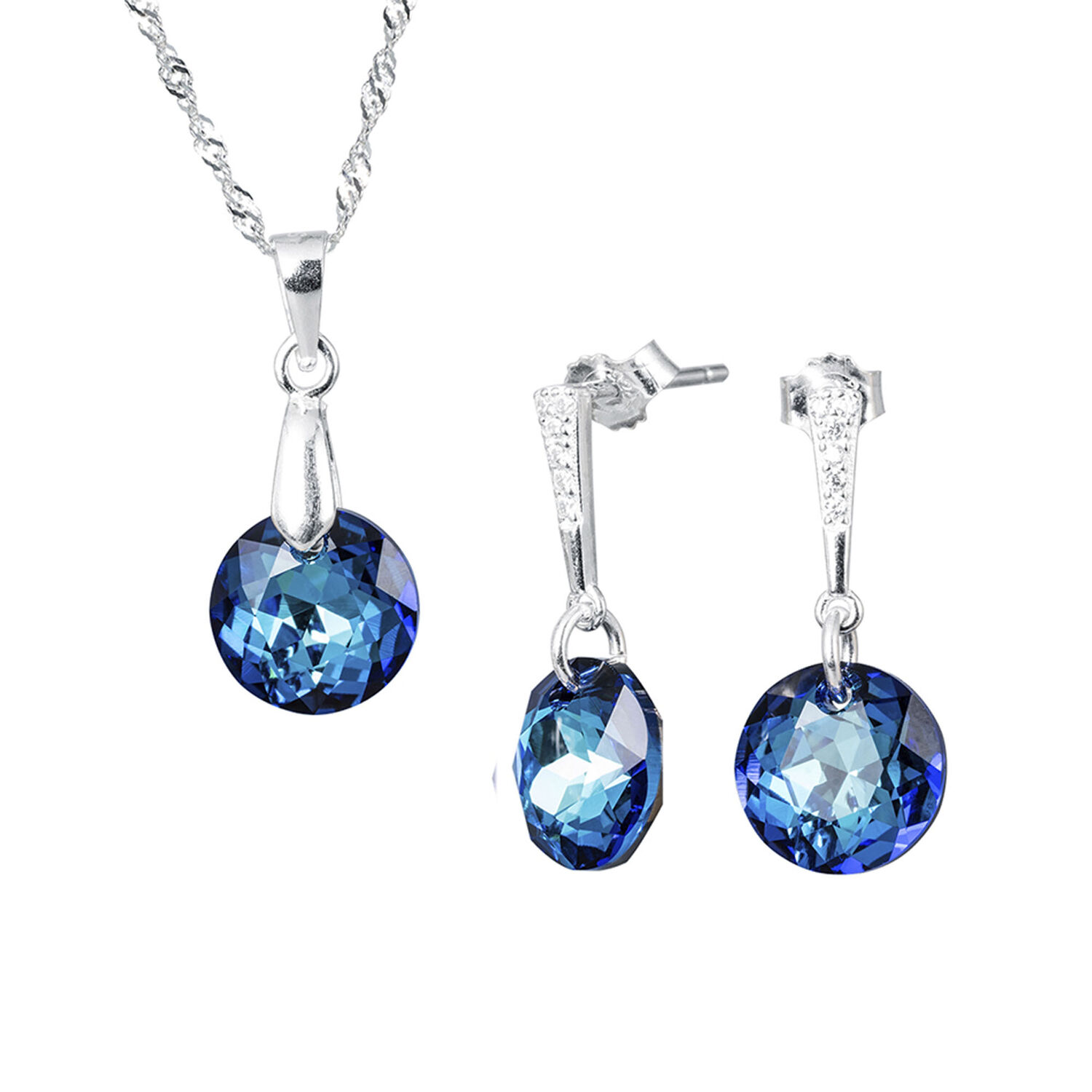 Conjunto Gracia Cristales Genuinos Bermuda Blue image number 0.0