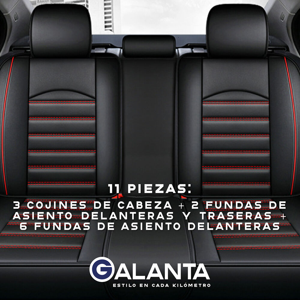 Funda Cubre Asiento Ecocuero Galanta Set 5 Asientos Luxury image number 3.0