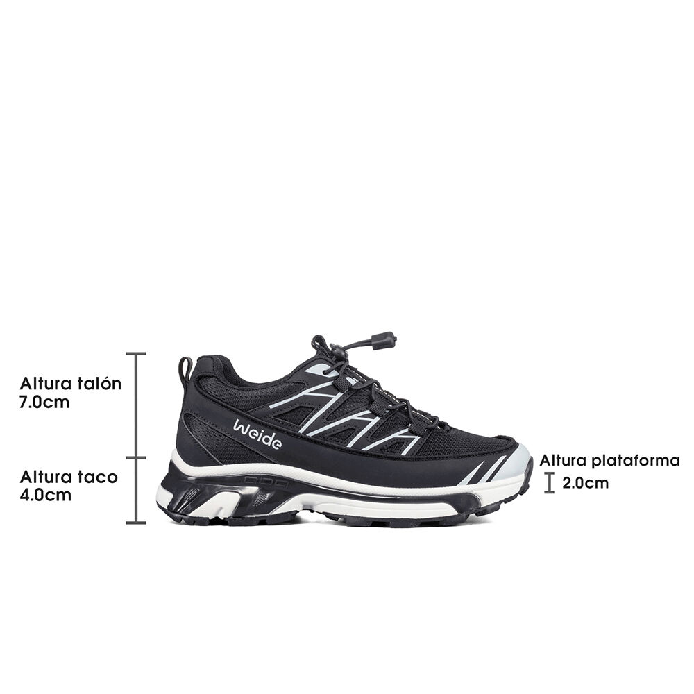 Zapatilla Casual Mujer Urbana Deportiva Vintage Weide Tfa301 image number 6.0