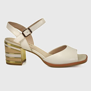 Sandalia Cuero Javi Blanco