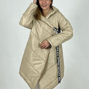 Parka Italiana Cruzada Con Amarre