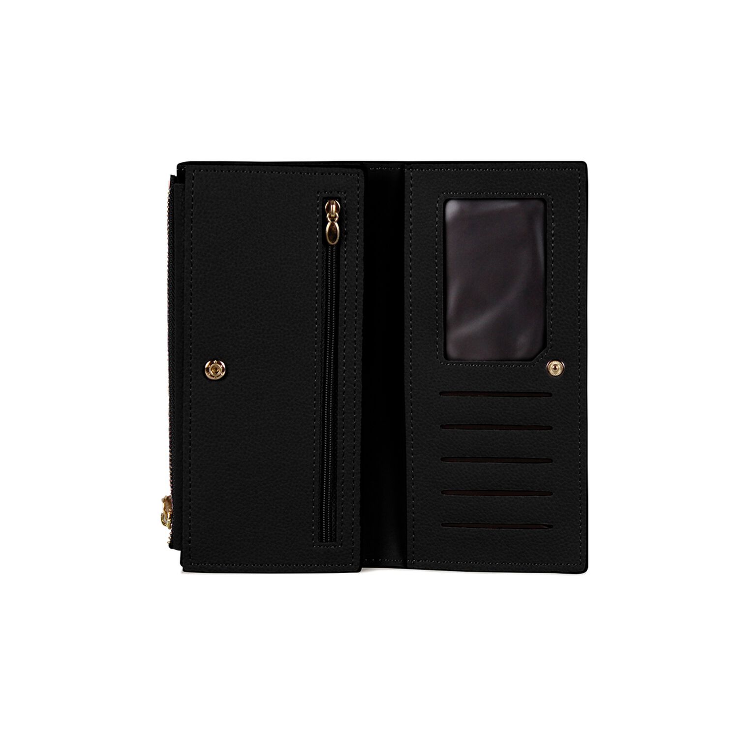 Pack Billetera Delia Negra + Pa&ntilde;uelo Oni Negro Carven image number 2.0