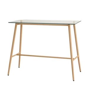 Mesa De Bar Atlas Vidrio - Wood