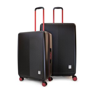 Pack 2 Maletas M 20k + L 23k Marsella Negra Con Rojo Penguin